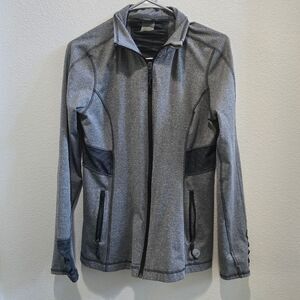 Roxy dri flight grey lightweight jacket, size large.
